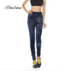 Fashion Slim Women Leggings Plus size Faux Denim Jeans Leggings Long Pocket Printing Summer Leggings Casual Pencil Pants