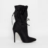 2019 Spring/Autumn New High Heels 11cm Stilettos Fashion Camouflage Ankle Boots Shoes Woman Lace Up Sexy Night Club Boots Chic