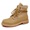 RASMEUP Genuine Leahter Women's Ankle Boots Fashion Brand Women martin boot 2019 Winter Warm Woman Shoes Lady Footwear Plus Size
