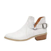 Womens Boots Fashion Casual Ladies Shoes Boots Suede Leather Buckle Boots High Heeled Zipper Snow Shoes For Femme