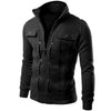 NaranjaSabor Spring Autumn Men's Cardigan Multi Button Hoodies Fashion Sweatshirt Casual Male Tracksuits Men Brand Clothing N432