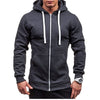 DIMUSI Mens Hoodies Fashion Mens Solid Color Sweatshirt Slim Jackets Mens Hoodie Hip Hop Hoodies Sportswear Tracksuit Clothing