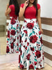 Spring Autumn For Women Dress 2019 Casual Long Sleeve O-neck Tunic  Patchwork Dresses Fashion Vintage Print Maxi Dress Vestidos