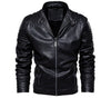 Mountainskin Men's Leather Jacket Winter Autumn Mens Motorcycle PU Coat Warm Fashion Slim Outwear Male Brand Clothing SA812