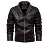 Mountainskin Men's Leather Jacket Winter Autumn Mens Motorcycle PU Coat Warm Fashion Slim Outwear Male Brand Clothing SA812