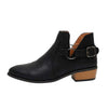 Womens Boots Fashion Casual Ladies Shoes  Boots Suede Leather Buckle Boots High Heeled Zipper Snow Shoes For Femme