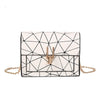 Women Shoulder Bags 2019 summer new Korean version of the Messenger bag handbag chain wild crack printing wild shoulder bag