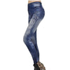 2019 Women New Fashion Classic Stretchy Slim Leggings Sexy imitation Jean Skinny Jeggings Skinny Pants big size bottoms hot sale
