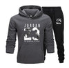2019 Free Shipping Hot Sets Customized Print Men Hoodies+Pants Two Pieces Suits fashion clothing Winter Hoody Male S-3XL