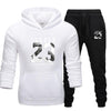 2019 Free Shipping Hot Sets Customized Print Men Hoodies+Pants Two Pieces Suits fashion clothing Winter Hoody Male S-3XL
