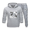 2019 Free Shipping Hot Sets Customized Print Men Hoodies+Pants Two Pieces Suits fashion clothing Winter Hoody Male S-3XL