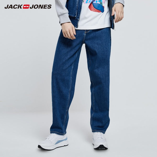 JackJones men's baggy style denim pants fashion Loose Jeans Banana Style Menswear 219332535
