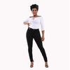 Jeans for Women mom Jeans Mid Waist Jeans Woman High Elastic plus size Stretch Jeans female washed denim skinny pencil pants