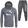 2019 Free Shipping Hot Sets Customized Print Men Hoodies+Pants Two Pieces Suits fashion clothing Winter Hoody Male S-3XL