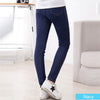SheeCute New Spring Summer Fashion Girls Pencil knit Imitation denim fabric Jeans Kids Candy Colore Mid Waist Full Length pants