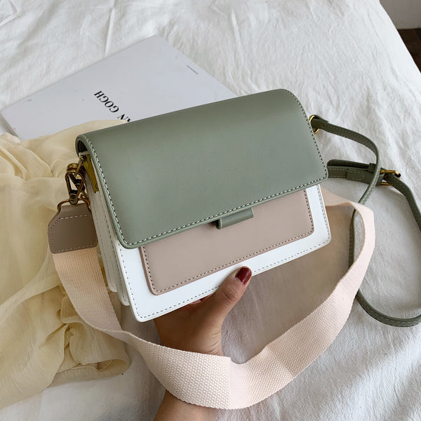 Mini Leather Crossbody Bags For Women 2020 Green Chain Shoulder Messenger Bag Lady Travel Purses and Handbags  Cross Body Bag