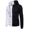 NaranjaSabor New Men's Hoodie 2020 Autumn Men Fleece Hooded Sweatshirts Fashion Stitching Color Male Casual Brand Clothing N625
