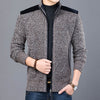 2020 Thick New Fashion Brand Sweater For Mens Cardigan Slim Fit Jumpers Knitwear Warm Autumn Casual Korean Style Clothing Male