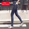 BIVIGAOS Fashion Women Casual Slim Stretch Denim Jeans Leggings Jeggings Pencil Pants Thin Skinny Leggings Jeans Womens Clothing