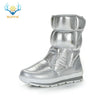 Silver Winter Boots Buffie Brand Quality Women Snow Boots fake fur insole Lady Warm Shoes Girl fashion free shipping nice lookin